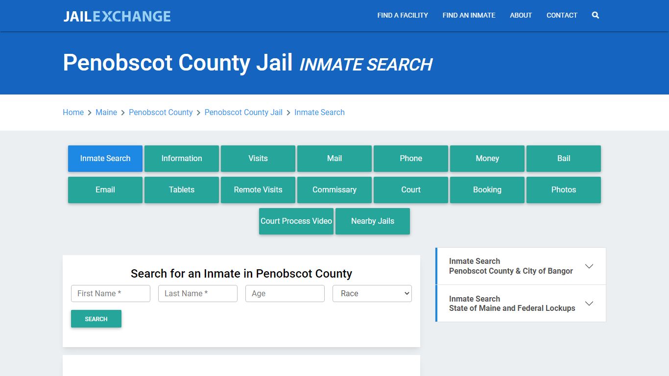 Penobscot County Jail, ME Inmate Search: Roster & Mugshots - Jail Exchange